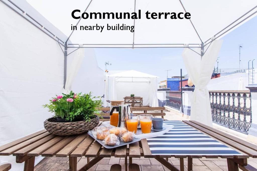 Hostly Rivero 2B Center-Fibre-Communal Terrace-Parking Optional-Cless Sevilla Bagian luar foto